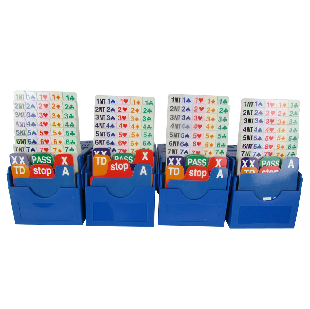 专业桥牌叫牌卡 立式叫牌盒卡14-ljph 成都祥瑞云桥牌用品