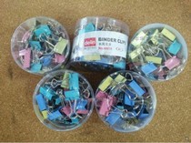 Tingting color long tail clip 19MM dovetail clip ticket clip folder sub 40 a tube student office clip