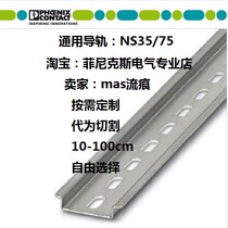 Incl Double Crown Store Phoenix Perforated DIN Rail NS 35 75 PERF 1m long perforated