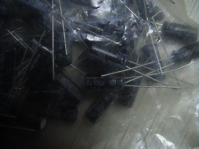 Electrolytic capacitor 16v100uf ruby imported from Japan