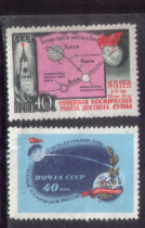 Soviet Union 1959-Lunar-2 Automatic Space Station Rocket Operation Figure Lunar Earth 2 All-free 2375