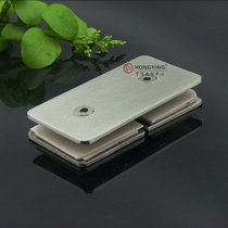 HongYaling stainless steel 180-degree double glass fixed clamp glass partition code glass corner code glass clamp
