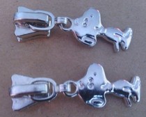 No. 5 resin zipper slider metal slider zipper zipper head process pull head puppy zipper 1 yuan 2