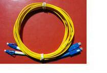 Telecom-grade LC-SC single-mode dual-core 3 m fiber optic jumper