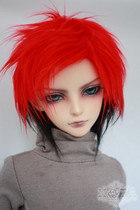 4 points 3 Great uncles BJD SD eva splicing the black giver post with red hairy head