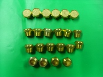 Factory direct copper muffler 2 points flat head silencer 2 points PSV-02 spot durable brass