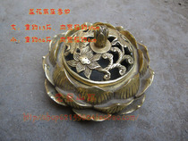 Yunnan Lijiang Naxi handmade copper incense burner (lotus base) Lijiang characteristic handmade bronze