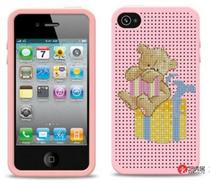 DMC cross stitch monopoly DMC line iphone 4 4s phone case multicolor optional bear 6