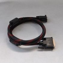 DVI to VGA cable 24 5 pairs of 15 needlework snakeskin mesh double magnetic ring 1 5 meters