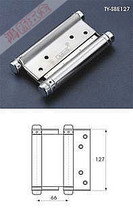 Concord double spring 5 inch hinge glue chain stainless steel spring hinge free door hinge spring hinge