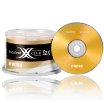 Original Rhenium German CD-R X series double dragon pattern 700MB Golden Dragon CD blank disc CD disc 50 pieces