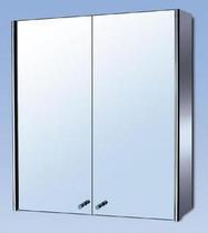 Stainless Steel Mirror Cabinet Mirror Box Toilet Luxury Stainless Steel Mirror Box Locker-60 * 60 #