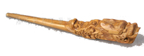 Boutique original boxwood three-dimensional zodiac dragon hairpin (land carver hairpin monopoly)