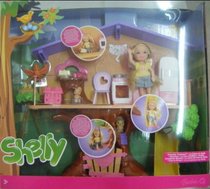 Foreign trade tail list American gift box Doll Girl Toy kelly kelly game tree house play home Toy