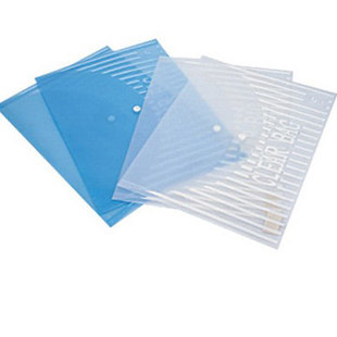 按扣a4文件钮扣文件袋 资料袋 塑料透明袋a4 纽扣袋按扣袋 14c中厚