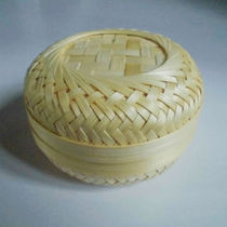 Vietnam imported handmade bamboo basket Bamboo Luo bamboo basket Puer tea packaging box Puer Tuocha gift box