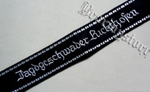 Deutsche Wehrmacht Air Force Richter Hoffenfen Flight Wing Honorary sleeves Hide Blue Bottom Embroidered Cuff