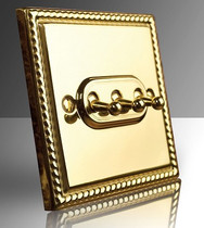 TJ switch socket panel Sky-based Caesar series three-position single-control Tinkerbell mirror switch personality high-grade