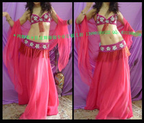 * Hon Dance Outfit * ROSE RED 012 BELLY DANCE SUIT PROFESSIONAL BOOKING * LOVELY ROSE *
