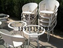 Rattan chair tea table set pastoral table and chair rattan furniture outdoor dining table and chair balcony table and chair courtyard table and chair