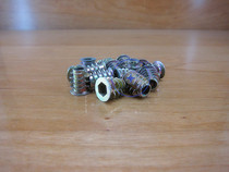 Crown special price furniture nut internal and external teeth zinc alloy inner hexagon connector trapezoidal nut 4 * 10