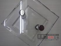 Glass door handle crystal handle square crystal handle glass door large handle wooden door handle