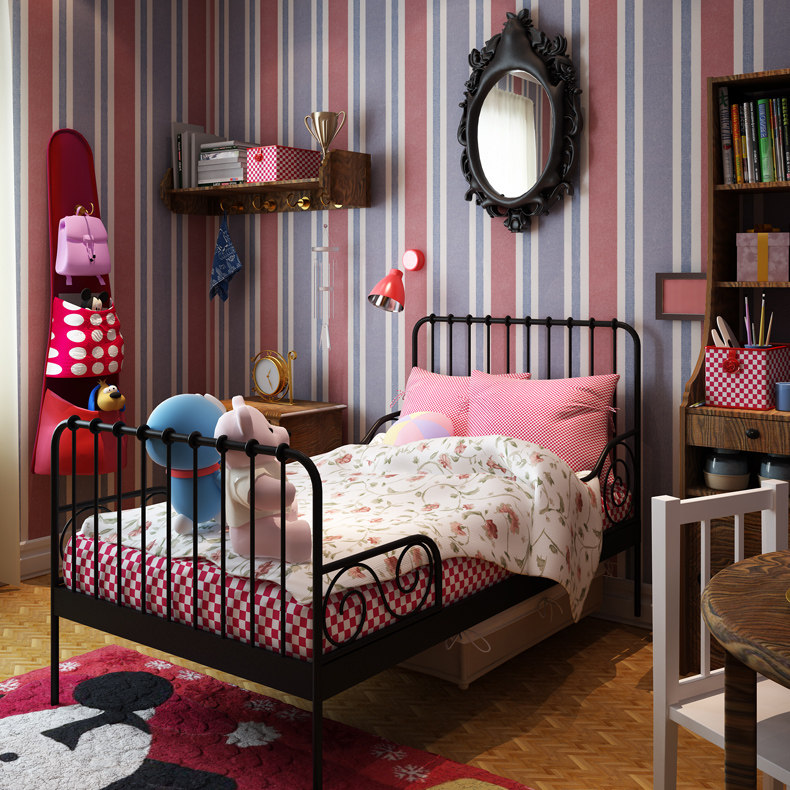 米冠英伦风格儿童房壁纸4215