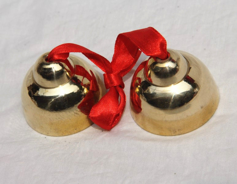 奥尔夫教具 幼教益智玩具打击乐器金宝贝教具 撞钟 铜质碰铃 碰钟