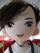 Treasure wood handmade dolls fashion girl live cartoon portrait doll photo custom display