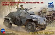 (JZHOBBY) Wei Jun CB35013 1 35 German army Sdkfz 221 armored vehicle