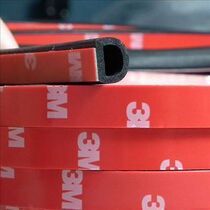 Large D sealed soundproof strip doors sealing strip large D type tube D type sealant car sealant strip