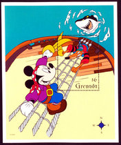 Granada 6 Yuan-Mickey Mouse Sheetlet New 1 Original Glue Total
