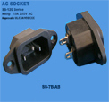 Supply AC power socket male seat seat BX-120-C02