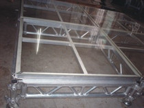 Glass stage event stage aluminum alloy light frame chassis stage audio equipment