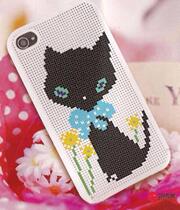 DMC cross stitch monopoly DMC line iphone 4 4s phone case multicolor optional for you live