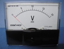 Direct sales 44C2-A V DC ampere meter finger-type direct current flow meter electric voltmeter size is 100 * 80