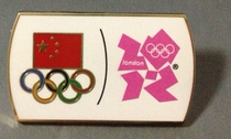 2012 London Olympic Games Badge Chinese Delegation Badge Chinese Olympic Committee Badge Chinese NOC Badge