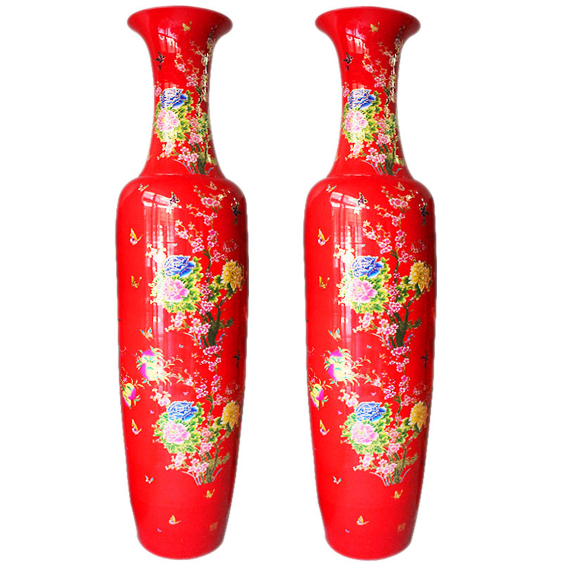 Jingdezhen ceramics of large vase very large hotel furnishing articles sitting room adornment opening gifts e139 villa