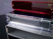 Silver Red Blue alumina alloy housing mobile power housing