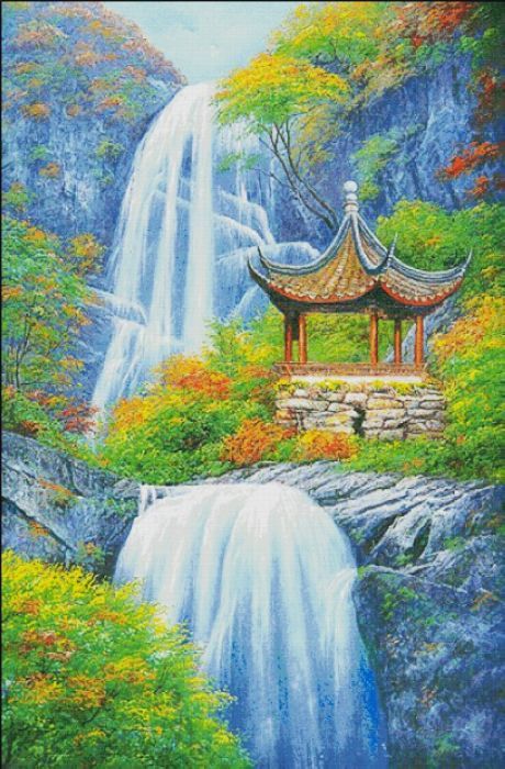 广东 广州发货 卖家包邮   品牌:天鑫 货号:369w560h80色 图案:风景