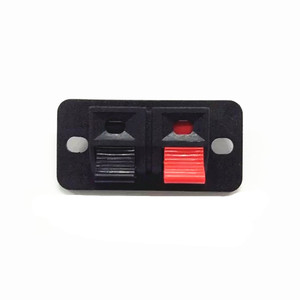 2位音箱夹 小2P弹簧接线柱 音响接线端子WP2