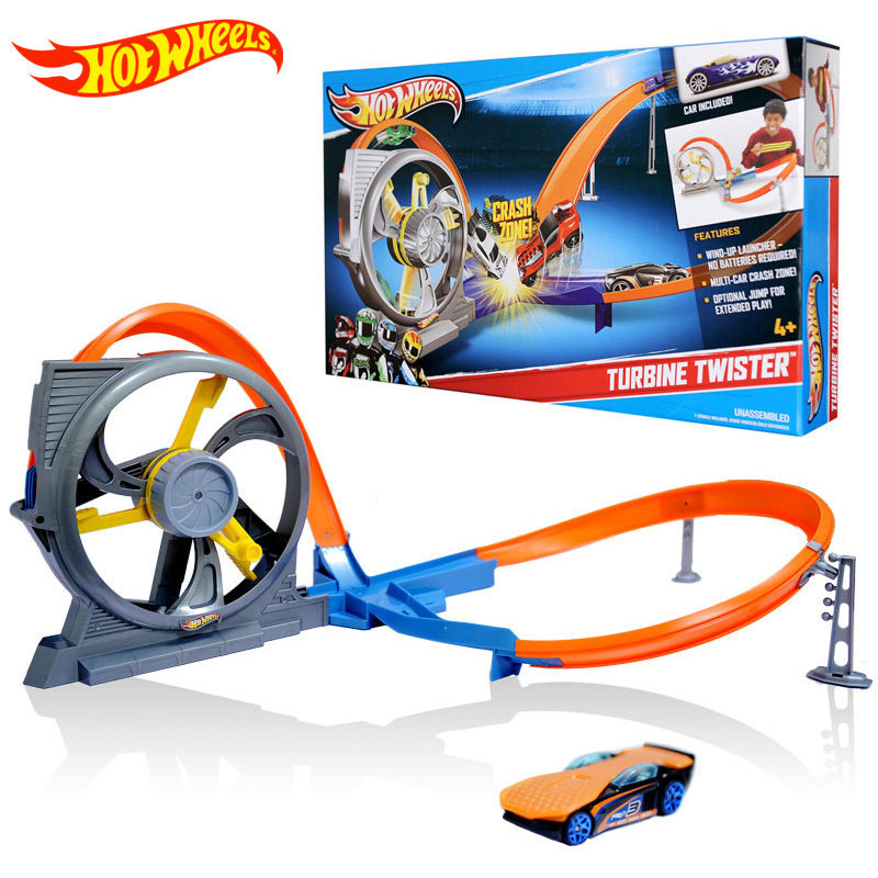 美泰风火轮hotwheel轨道立体回旋赛道生日礼物x9285男孩玩具