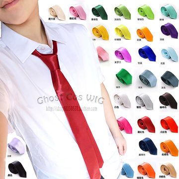 COS shuainan suits required! South Korea ties ☆ ☆ 5cm skinny tie solid color ultra color optional