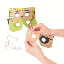 British Luckies paper Mask Book of Mask tear off ready to use ball Mask 30