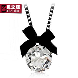 水晶毛衣链长款韩国百搭