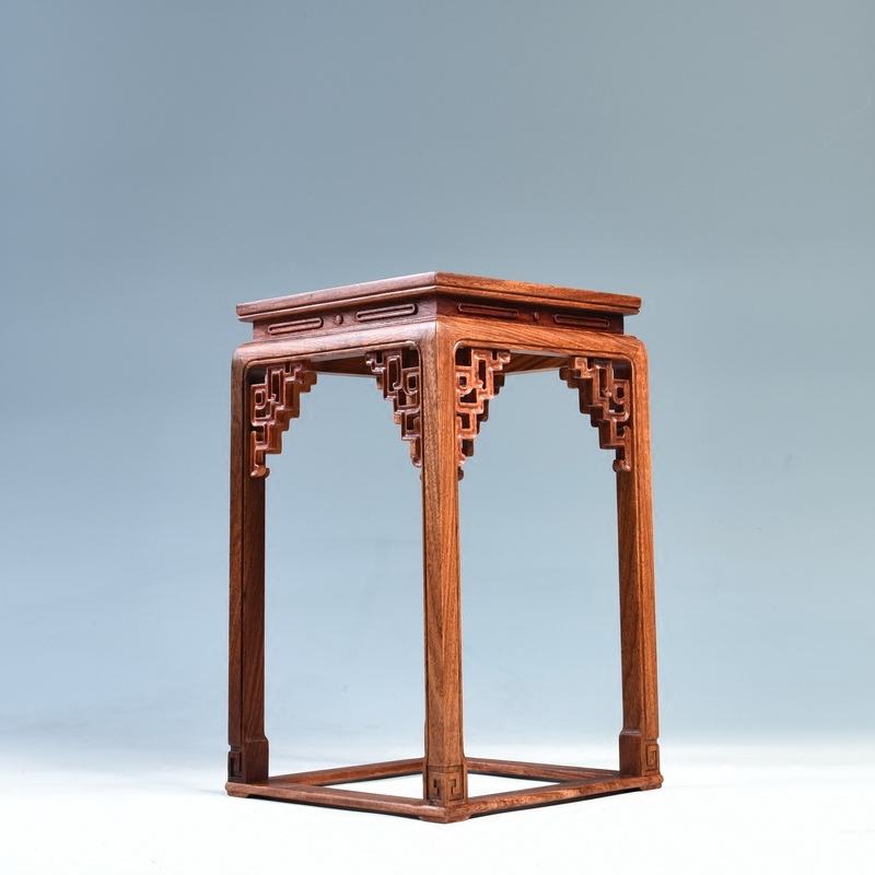 Pianology picking mahogany base Burma hua limu miniascape of carve patterns or designs on woodwork wood, a square base flower shelf furnishing articles