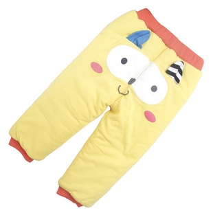 怡尔特宝宝棉裤冬季男女童卡通棉裤婴儿保暖裤开裆