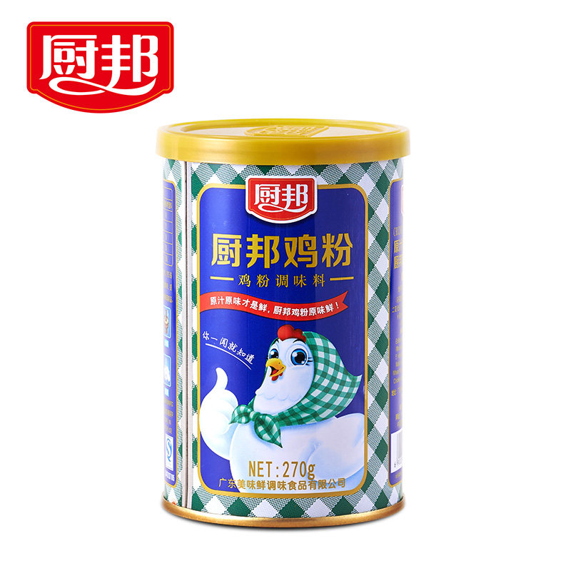 天猫超市厨邦鸡粉270g鸡香浓郁原味醇鲜炒菜纯汤味精调味品