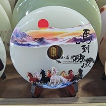 White Jade buckle jade ornaments and the living room home TV cabinet porch decoration bogushi housewarming gifts