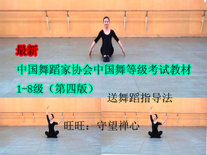 最新华彩中国舞蹈家协会中国舞蹈考级教材第四